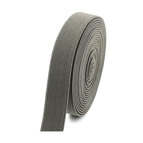 SYBNIKOLF Gummiband für Nähen, 6 Meter 10–50 mm buntes Nylon-verdicktes Gummiband for Kleidung, DIY-Nähzubehör, rot, 38 mm(Gray,38mm) von SYBNIKOLF