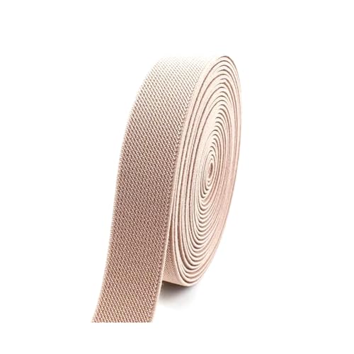 SYBNIKOLF Gummiband für Nähen, 6 Meter 10–50 mm buntes Nylon-verdicktes Gummiband for Kleidung, DIY-Nähzubehör, rot, 38 mm(Skin,38mm) von SYBNIKOLF