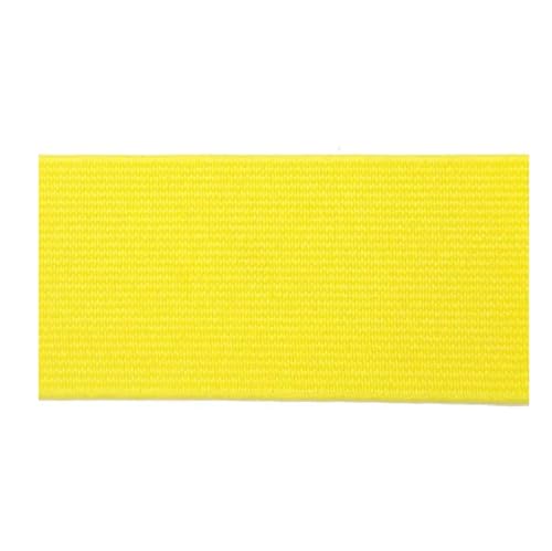 SYBNIKOLF Gummiband für Nähen, 7 Meter 20–50 mm breit, flach, for Nähen von Kleidung, Zubehör, DIY-Manschettengummi, rot, 25 mm(Yellow,40mm) von SYBNIKOLF