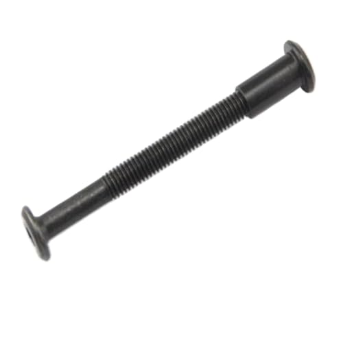SYBNIKOLF Nieten, Nieten für Metall, 5 stücke M4 M5 M6 M8 * 15/20/25/30/35/40 Schwarz Überzogene Hex Stick Anschluss Schraube Möbel(M6x50 with nut) von SYBNIKOLF
