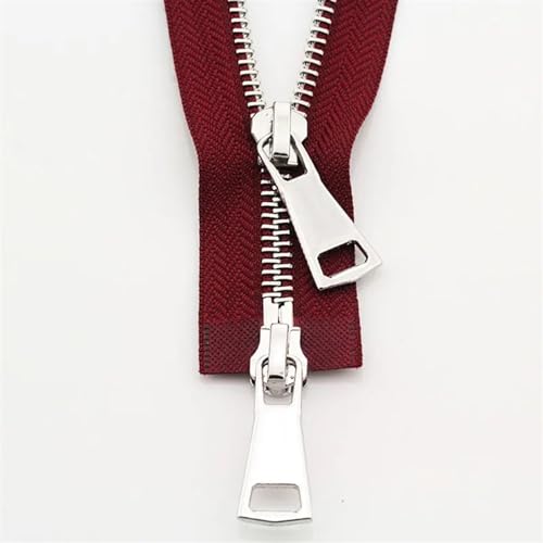 SYBNIKOLF Reißverschlüsse 70/90 cm Jacke Metallreißverschluss Doppelschieber Zwei-Wege-Reißverschluss DIY Kleidung Kleidungsstück Reißverschluss Ersatz handgefertigte Lieferungen(Wine Red,70 cm) SYBNIKOLF Reißverschlüsse 70/90 cm Jacke Metallreißverschluss Doppelschieber Zwei-Wege-Reißverschluss DIY Kleidung Kleidungsstück Reißverschluss Ersatz handgefertigte Lieferungen(Wine Red,70 cm) von SYBNIKOLF