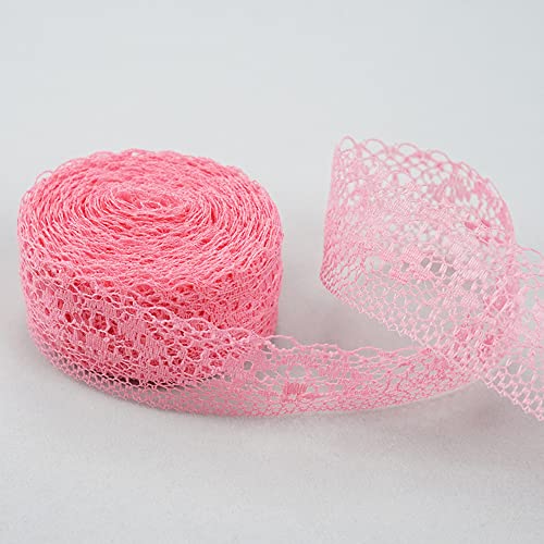SYBNIKOLF Vintage Spitzenband, dekoratives Spitzenband, Vintage-Spitzenbesatz, Spitzenband, dekoratives Spitzenband(Red) von SYBNIKOLF