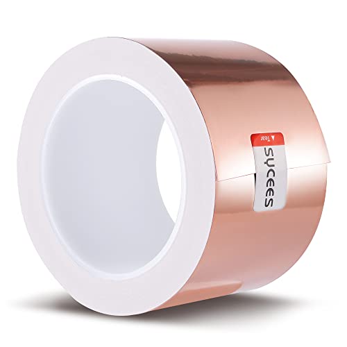 SYCEES 20M x 70mm EMI Kapton Tape Klebeband Selbstklebend Abschirmband Kupferfolie Kupferband Schneckenschutz SYCEES 20M x 70mm EMI Kapton Tape Klebeband Selbstklebend Abschirmband Kupferfolie Kupferband Schneckenschutz von SYCEES