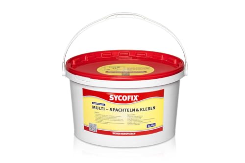 SYCOFIX Multi — Spachteln und Kleben. Kleber von Fliesen, Kacheln, Mosaik, Hartschaumplatten, Gipsbauplatten, Glas- und Mineralfaserplatten (12,5 kg) von SYCOFIX