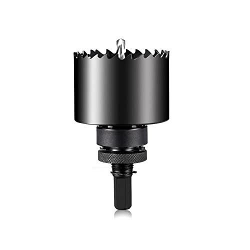 SYDARSYN 54mm Lochsäge Bohrkrone M42 HSS Lochsägen mit Zentrierbohrer für Holz Aluminium Eisenblech Rohr Kunststoff SYDARSYN 54mm Lochsäge Bohrkrone M42 HSS Lochsägen mit Zentrierbohrer für Holz Aluminium Eisenblech Rohr Kunststoff von SYDARSYN