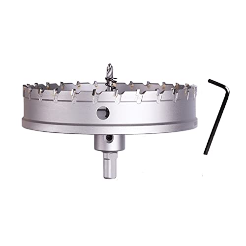 SYDARSYN Hartmetall-Lochsägen-Bohrer 140mm TCT Lochsäge Lochschneider für Edelstahlblech, Blech, Kunststoff SYDARSYN Hartmetall-Lochsägen-Bohrer 140mm TCT Lochsäge Lochschneider für Edelstahlblech, Blech, Kunststoff von SYDARSYN
