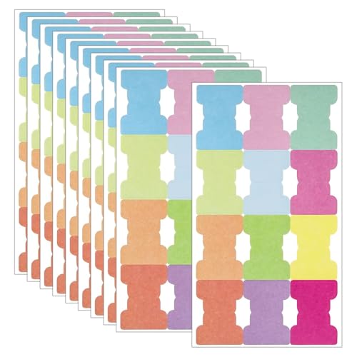 SYEYCW 120 Stück Haftmarker Index Tabs, Selbstklebend Haftnotizen Tabs, Beschreibbare Papier Haftnotizen, Page Marker, Doppelseitige Seitenmarker Book Tabs, für Bücher, Datei, Notizbücher, 12 Farben SYEYCW 120 Stück Haftmarker Index Tabs, Selbstklebend Haftnotizen Tabs, Beschreibbare Papier Haftnotizen, Page Marker, Doppelseitige Seitenmarker Book Tabs, für Bücher, Datei, Notizbücher, 12 Farben von SYEYCW
