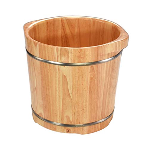 HLZLPYFC Fußbad aus Holz für Erwachsene, Fußbad zum Einweichen der Füße, Fußbad, Spa-Wanne, Holzeimer für Pediküre, Geschenk, Schönheit kommt HLZLPYFC Fußbad aus Holz für Erwachsene, Fußbad zum Einweichen der Füße, Fußbad, Spa-Wanne, Holzeimer für Pediküre, Geschenk, Schönheit kommt von SYFJDBK