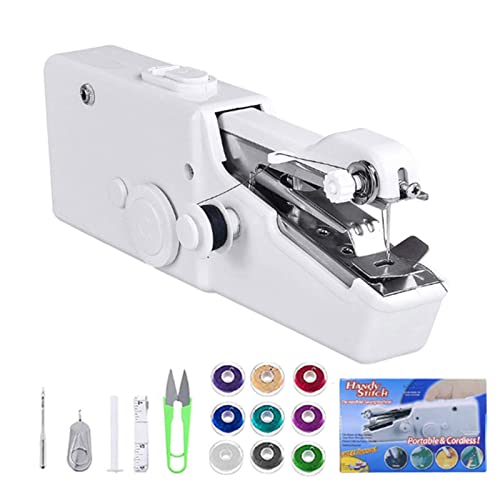 SYFUNLV Tragbare elektrische Nähmaschinen,Handnähmaschine Mini-Handnähmaschine,Reise Nähmaschine,mit Nähzubehör,für Anfänger Erwachsene, Einfach Zu Bedienen, Schnell Zu Nähen Geeignet SYFUNLV Tragbare elektrische Nähmaschinen,Handnähmaschine Mini-Handnähmaschine,Reise Nähmaschine,mit Nähzubehör,für Anfänger Erwachsene, Einfach Zu Bedienen, Schnell Zu Nähen Geeignet von SYFUNLV