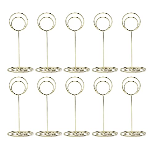 10 PCS -Tischnummerhalter, tragbare Hochzeitskartenhalter, Bild Memo Note Name Place -Kartenhalter für Mittelstücke Hochzeitsempfang von SYH&AQYE