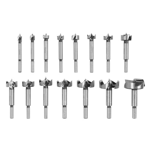 15pcs Holzbohrbohrungen Bit verschiedene Größen hoher Härtelegierung Einfach Installationsbohrmaschine für Möbel Kunststofffaser 15pcs Holzbohrbohrungen Bit verschiedene Größen hoher Härtelegierung Einfach Installationsbohrmaschine für Möbel Kunststofffaser von SYH&AQYE