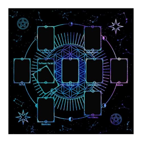 SYJHHWGS Multifunktionale Tarot Kartentischabdeckungen Abdeckungen Altäre Dekorationen Tarots Tischdeckel Pendel Divinationen Altäre Tischtuch SYJHHWGS Multifunktionale Tarot Kartentischabdeckungen Abdeckungen Altäre Dekorationen Tarots Tischdeckel Pendel Divinationen Altäre Tischtuch von SYJHHWGS