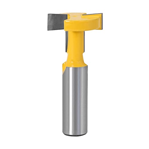 1 stücke T-Slot und T-Track Sloting Router Bit,1/2'12mm Schaft for Holzbearbeitung Meißelschneider Hand Fräser Slatwall Groove Forming Frässchneider ( Cutting Edge Length : 2 ) von SYJY-SHOP