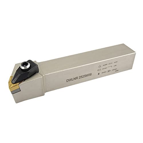 SYJY-SHOP Drehmaschine Bohrleiste Drehwerkzeughalter Dwlnr dwlnl Externer Drehwerkzeughalter 161 6H08 2020K08 2525M08 CNC Drehschneider for WNMG0804 Beilagen drehen (Hole Diameter : DWLNR2020K08) von SYJY-SHOP