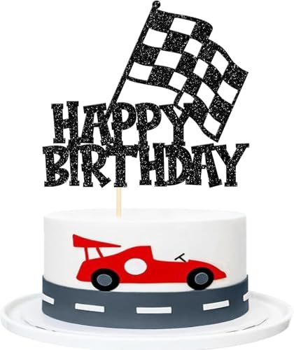 1 Stück Motorrad Tortendeko Glitzer Happy Birthday Motocross Dirt Bike Kuchen Deko für Motocross Thema Cake Topper Mann Junge Geburtstag Party Kuchen Dekoration Schwarz 1 Stück Motorrad Tortendeko Glitzer Happy Birthday Motocross Dirt Bike Kuchen Deko für Motocross Thema Cake Topper Mann Junge Geburtstag Party Kuchen Dekoration Schwarz von SYKYCTCY