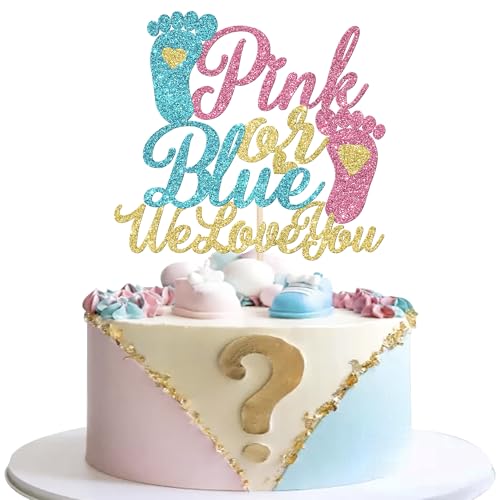 1 Stück Pink or Blue Cake Topper Enthüllung des Geschlechts Tortendeko Geschlechts Enthüllung Kuchen Deko für Baby Dusche Kinder Jungen Mädchen Geburtstag Kuchen Dekoration Party Rosa 1 Stück Pink or Blue Cake Topper Enthüllung des Geschlechts Tortendeko Geschlechts Enthüllung Kuchen Deko für Baby Dusche Kinder Jungen Mädchen Geburtstag Kuchen Dekoration Party Rosa von SYKYCTCY