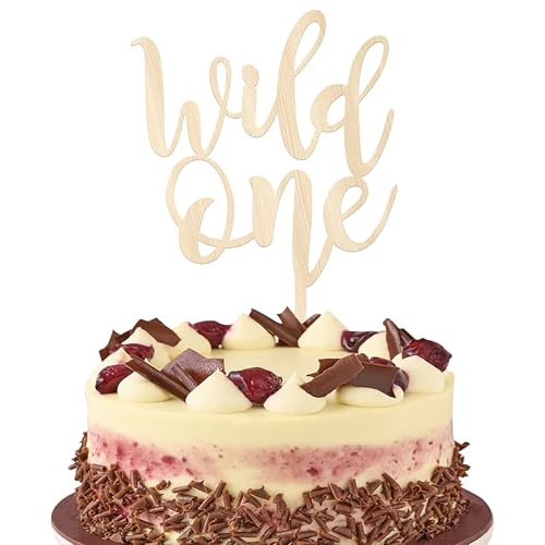 1 Stück Wild One Cake Topper Holz Erster Geburtstag Tortendeko Wild One Kuchen Deko für Jungen Mädchen 1. Geburtstag Party Torte Dekorationen Suppllies 1 Stück Wild One Cake Topper Holz Erster Geburtstag Tortendeko Wild One Kuchen Deko für Jungen Mädchen 1. Geburtstag Party Torte Dekorationen Suppllies von SYKYCTCY