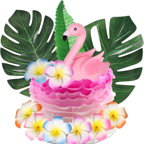 11 Stück Flamingo Tortendeko Flamingo Figur Hibiskus Blüten Palmblätter Kuchen Deko für Sommer Hawaiian Beach Tropical Luau Aloha Thema Baby Dusche Geburtstag Party Cake Topper 11 Stück Flamingo Tortendeko Flamingo Figur Hibiskus Blüten Palmblätter Kuchen Deko für Sommer Hawaiian Beach Tropical Luau Aloha Thema Baby Dusche Geburtstag Party Cake Topper von SYKYCTCY