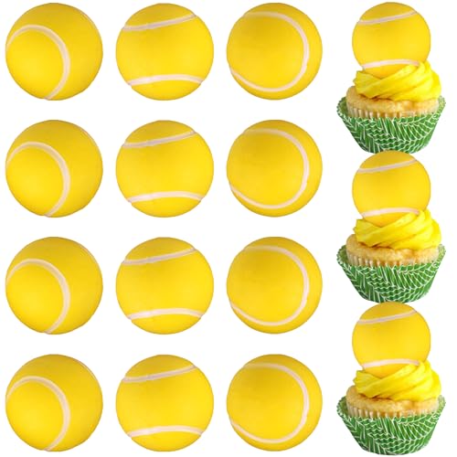 12 Stück 3D Tennisbälle Tortendeko Sport Thema Fußball Cupcake Toppers 3D Tennisbälle Kuchen Deko für Baby Dusche Tennisbälle Sport Thema Geburtstag Party Kuchen Dekorationen 12 Stück 3D Tennisbälle Tortendeko Sport Thema Fußball Cupcake Toppers 3D Tennisbälle Kuchen Deko für Baby Dusche Tennisbälle Sport Thema Geburtstag Party Kuchen Dekorationen von SYKYCTCY