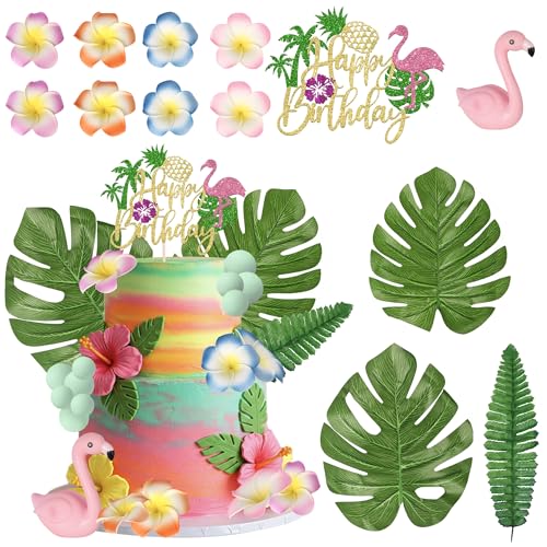 23 Stück Flamingo Tortendeko Figur Hibiskus Blüten Palmblätter Kuchen Deko Runde Kugel Cake Toppers für Sommer Hawaiian Beach Tropical Luau Thema Baby Dusche Geburtstag Party Kuchen Dekorationen 23 Stück Flamingo Tortendeko Figur Hibiskus Blüten Palmblätter Kuchen Deko Runde Kugel Cake Toppers für Sommer Hawaiian Beach Tropical Luau Thema Baby Dusche Geburtstag Party Kuchen Dekorationen von SYKYCTCY