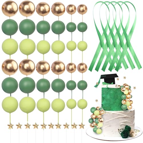 24 Stück Abschluss 2025 Tortendeko Abschluss Kappen Diplom Kugeln Kuchen Deko Gratulation zum Graduierung Kuchendekorationen für Class of 2025 Graduierung Party Kuchen Dekoration Schwarz Grün 24 Stück Abschluss 2025 Tortendeko Abschluss Kappen Diplom Kugeln Kuchen Deko Gratulation zum Graduierung Kuchendekorationen für Class of 2025 Graduierung Party Kuchen Dekoration Schwarz Grün von SYKYCTCY