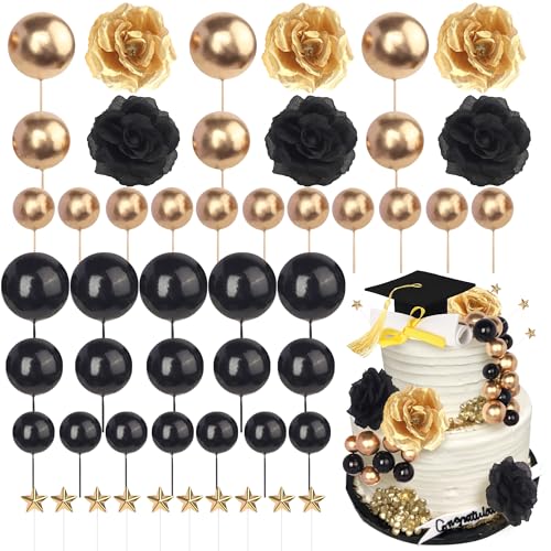32 Stück 2025 Abschluss Kuchen Deko Class of 2025 Graduierung Tortendeko Abschlusskappe Diplom Kugeln Blume Gratulation Grad Kuchendekorationen für Abschluss Thema Party Kuchen Dekoration Schwarz 32 Stück 2025 Abschluss Kuchen Deko Class of 2025 Graduierung Tortendeko Abschlusskappe Diplom Kugeln Blume Gratulation Grad Kuchendekorationen für Abschluss Thema Party Kuchen Dekoration Schwarz von SYKYCTCY