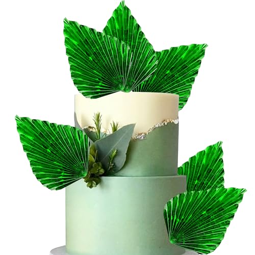 6 Stück Papier Palmen Fächer Tortendeko Palme Speer Blätter Fan Kuchen Deko Handwerk DIY Backformen Cake Topper für Geburtstag Party Hochzeit Party Kuchen Dekoration Knall Grün 6 Stück Papier Palmen Fächer Tortendeko Palme Speer Blätter Fan Kuchen Deko Handwerk DIY Backformen Cake Topper für Geburtstag Party Hochzeit Party Kuchen Dekoration Knall Grün von SYKYCTCY