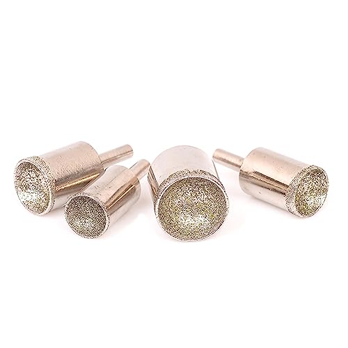 1 Stück 4–27 mm Diamant-Perlen-Schleifkopf, konkav/kugelförmig, Polier-Schleifscheibe for Perlen, Edelsteine, Stein, Jade, Bernstein, Schnitzerei (Color : 4mm, Size : Fine Sand 400 Mesh) von SYLALE