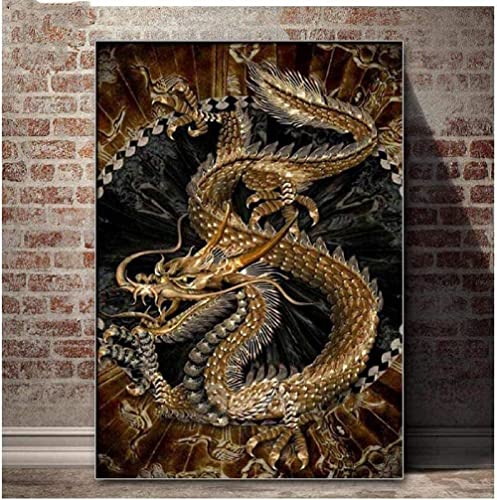 SYMON Kreuzstich-Set für Erwachsene, Drache, 11-fädiges gedrucktes Kreuzstich-Set, 40,6 x 50,8 cm SYMON Kreuzstich-Set für Erwachsene, Drache, 11-fädiges gedrucktes Kreuzstich-Set, 40,6 x 50,8 cm von SYMON