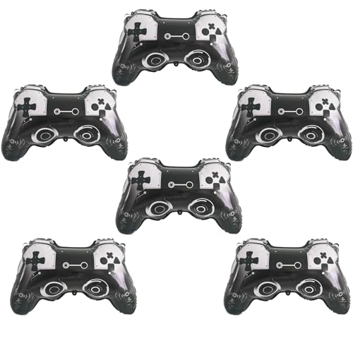 Ballon-Set für Familientreffen, E-Sportwettbewerbe und E-Sport-Shows, 72,9 cm, Schwarz und Weiß, 6 Stück Ballon-Set für Familientreffen, E-Sportwettbewerbe und E-Sport-Shows, 72,9 cm, Schwarz und Weiß, 6 Stück von SYNUO
