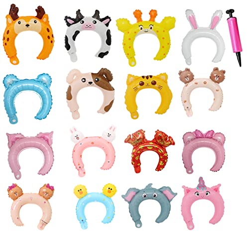 16 Stück Tier Ballon Stirnbänder,aufblasbare Stirnbänder,für Kinder Geburtstag Party Deko Geschenk. 16 Stück Tier Ballon Stirnbänder,aufblasbare Stirnbänder,für Kinder Geburtstag Party Deko Geschenk. von SYNYEY