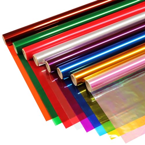 SYOGUA Zellophanfolie, extra breit, 86,4 cm x 3 m x 8 Farben, 8 Rollen, transparentes Zellophanpapier für Geschenkkörbe, Geschenkverpackungen, Bastelarbeiten, Weihnachtsdekoration, 8 Rollen SYOGUA Zellophanfolie, extra breit, 86,4 cm x 3 m x 8 Farben, 8 Rollen, transparentes Zellophanpapier für Geschenkkörbe, Geschenkverpackungen, Bastelarbeiten, Weihnachtsdekoration, 8 Rollen von SYOGUA