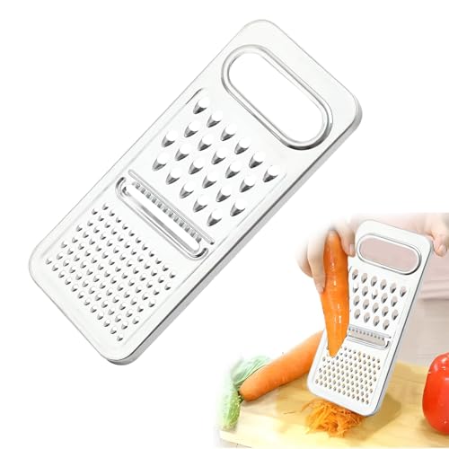 Reibe,Gemüsereibe,Edelstahl Reibe,Gleichmäßige Späne Vielseitiger Gemüsereibe,Gourmet Küchenreibe Edelstahl,Silber Reibe für Gemüse, Leichte und scharfe,für Gemüse Kartoffeln,Gurken,Karotten,Obst Reibe,Gemüsereibe,Edelstahl Reibe,Gleichmäßige Späne Vielseitiger Gemüsereibe,Gourmet Küchenreibe Edelstahl,Silber Reibe für Gemüse, Leichte und scharfe,für Gemüse Kartoffeln,Gurken,Karotten,Obst von SYQZMYA