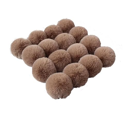 10 Stück 6CM Bommel für Mütze, Kunstfell Pompon Kunstfell Bommel Fellbommel Künstliche Fellbommel für StrickMützen und Beanies Weihnachtsdekoration Schlüsselanhänger Anhängern Dekoration -braun 10 Stück 6CM Bommel für Mütze, Kunstfell Pompon Kunstfell Bommel Fellbommel Künstliche Fellbommel für StrickMützen und Beanies Weihnachtsdekoration Schlüsselanhänger Anhängern Dekoration -braun von SYSUII