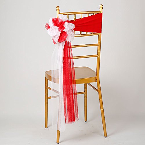 10 Stücke Stuhlschleife Hochzeit Stuhlschärpen Organza Stuhl Band Schleife Stuhlhussen Stuhl Schärpe Hochzeitsdeko Organza Schleifenband für Hochzeit Party Geburtstagsfeier Dekoration -Rot + Weiß 10 Stücke Stuhlschleife Hochzeit Stuhlschärpen Organza Stuhl Band Schleife Stuhlhussen Stuhl Schärpe Hochzeitsdeko Organza Schleifenband für Hochzeit Party Geburtstagsfeier Dekoration -Rot + Weiß von SYSUII