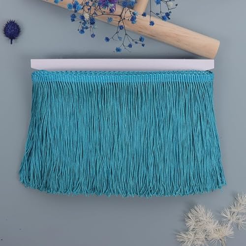 10 Yard 10cm Quaste Seidig Fransen Geschnitten Fransenborte Fransen-Borten Bänder Fransenband Tanzfransen Schnittfranse Für DIY Basteln Apparel Kleidung,Kostüme,Nähen,Dekoration-Blau 10 Yard 10cm Quaste Seidig Fransen Geschnitten Fransenborte Fransen-Borten Bänder Fransenband Tanzfransen Schnittfranse Für DIY Basteln Apparel Kleidung,Kostüme,Nähen,Dekoration-Blau von SYSUII