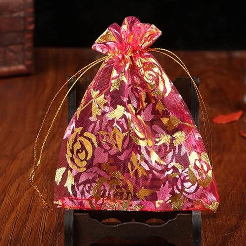 100 Stück Organzasäckchen,15x20cm Geschenkbeutel Organzabeutel Bonbonsbeutel Schmuckbeutel mit Rose Blume Geschenkverpackung Organza für Hochzeit Baby Shower Weihnachten Geburtstagsfeier -Rose 100 Stück Organzasäckchen,15x20cm Geschenkbeutel Organzabeutel Bonbonsbeutel Schmuckbeutel mit Rose Blume Geschenkverpackung Organza für Hochzeit Baby Shower Weihnachten Geburtstagsfeier -Rose von SYSUII