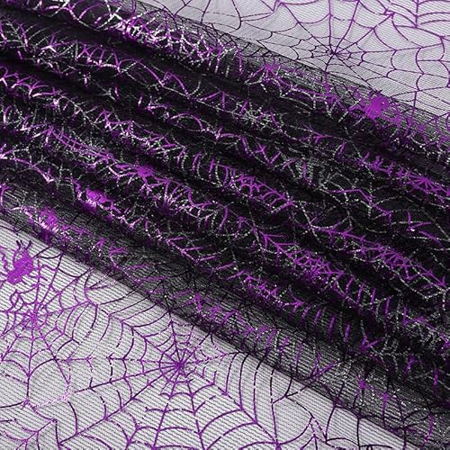100 x 150cm Spinnennetz Netzstoff zum Nähen,Halloween Hexe Spinnennetz Stoff Netzstoff Dekostoff Kostümstoff zum Nähen Leichter Glanz Glitzer Tüllstoff Für Halloween Kleidung Basteln Party Dekoration 100 x 150cm Spinnennetz Netzstoff zum Nähen,Halloween Hexe Spinnennetz Stoff Netzstoff Dekostoff Kostümstoff zum Nähen Leichter Glanz Glitzer Tüllstoff Für Halloween Kleidung Basteln Party Dekoration von SYSUII