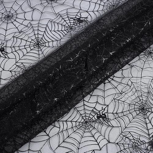 100 x 150cm Spinnennetz Netzstoff zum Nähen,Halloween Hexe Spinnennetz Stoff Netzstoff Dekostoff Kostümstoff zum Nähen Leichter Glanz Glitzer Tüllstoff Für Halloween Kleidung Basteln Party Dekoration 100 x 150cm Spinnennetz Netzstoff zum Nähen,Halloween Hexe Spinnennetz Stoff Netzstoff Dekostoff Kostümstoff zum Nähen Leichter Glanz Glitzer Tüllstoff Für Halloween Kleidung Basteln Party Dekoration von SYSUII