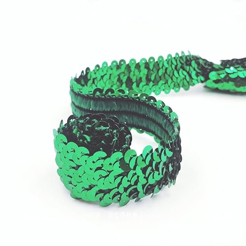 SYSUII 10M*30mm Paillettenband Glänzendes Zierband Paillettenband Glitzer Borte aus Dekoband Zierband FüR DIY NäHen KostüMe Handwerk Verzierungen Kleidung Kleid Dekoration Schmuckherstellung-grün SYSUII 10M*30mm Paillettenband Glänzendes Zierband Paillettenband Glitzer Borte aus Dekoband Zierband FüR DIY NäHen KostüMe Handwerk Verzierungen Kleidung Kleid Dekoration Schmuckherstellung-grün von SYSUII