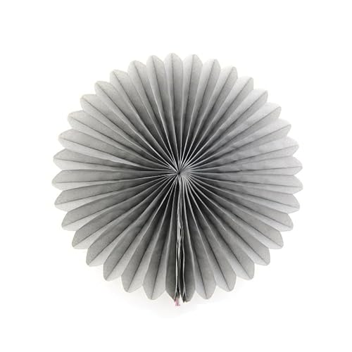 SYSUII 12 Stück Papier Fächer Dekoration,Hängende Fächer Papier Deko Dekorpapier Papier Blumen Wand-Dekor Rosetten Dekoration für Event, Hochzeit, Geburtstag, Babyshower, Dekoration -30cm,grau SYSUII 12 Stück Papier Fächer Dekoration,Hängende Fächer Papier Deko Dekorpapier Papier Blumen Wand-Dekor Rosetten Dekoration für Event, Hochzeit, Geburtstag, Babyshower, Dekoration -30cm,grau von SYSUII