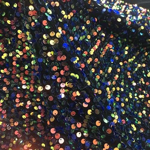 125cm * 1m Tüllstoff Paillettenstoff Glitzer Garn Tüll Deko Stoffe Kostümstoff zum Nähen glitzernder Stoff Tüll Pailletten-Stoff für DIY handgemachte Kleidung Hochzeit Kleid Dekoration-Bunt #3 125cm * 1m Tüllstoff Paillettenstoff Glitzer Garn Tüll Deko Stoffe Kostümstoff zum Nähen glitzernder Stoff Tüll Pailletten-Stoff für DIY handgemachte Kleidung Hochzeit Kleid Dekoration-Bunt #3 von SYSUII