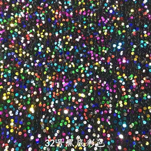 125cm * 1m Tüllstoff Paillettenstoff Glitzer Garn Tüll Deko Stoffe Kostümstoff zum Nähen glitzernder Stoff Tüll Pailletten-Stoff für DIY handgemachte Kleidung Hochzeit Kleid Dekoration-Bunt #5 125cm * 1m Tüllstoff Paillettenstoff Glitzer Garn Tüll Deko Stoffe Kostümstoff zum Nähen glitzernder Stoff Tüll Pailletten-Stoff für DIY handgemachte Kleidung Hochzeit Kleid Dekoration-Bunt #5 von SYSUII