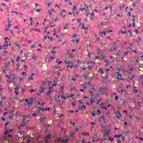 125cm * 1m Tüllstoff Paillettenstoff Glitzer Garn Tüll Deko Stoffe Kostümstoff zum Nähen glitzernder Stoff Tüll Pailletten-Stoff für DIY handgemachte Kleidung Hochzeit Kleid Dekoration-Rosa #3 125cm * 1m Tüllstoff Paillettenstoff Glitzer Garn Tüll Deko Stoffe Kostümstoff zum Nähen glitzernder Stoff Tüll Pailletten-Stoff für DIY handgemachte Kleidung Hochzeit Kleid Dekoration-Rosa #3 von SYSUII