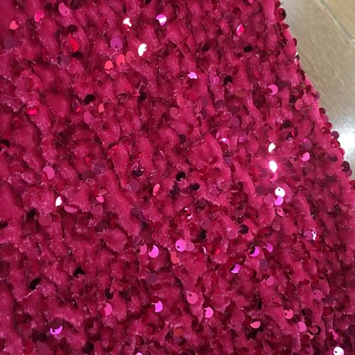125cm * 1m Tüllstoff Paillettenstoff Glitzer Garn Tüll Deko Stoffe Kostümstoff zum Nähen glitzernder Stoff Tüll Pailletten-Stoff für DIY handgemachte Kleidung Hochzeit Kleid Dekoration-Rose 125cm * 1m Tüllstoff Paillettenstoff Glitzer Garn Tüll Deko Stoffe Kostümstoff zum Nähen glitzernder Stoff Tüll Pailletten-Stoff für DIY handgemachte Kleidung Hochzeit Kleid Dekoration-Rose von SYSUII