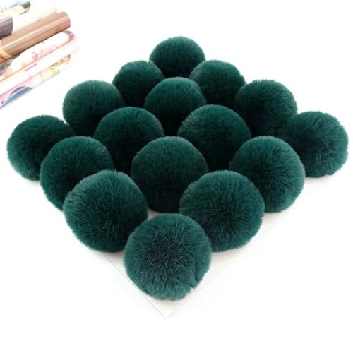 15 Stück 6cm Kunstfell Pompon Fellbommel Kunstfell Bommel Pompon Pom Ball DIY Fell Pom Poms für Damen Mädchen Mützen Beanies Tasche Weihnachtsdekoration Schlüsselanhänger Dekoration -Dunkelgrün 15 Stück 6cm Kunstfell Pompon Fellbommel Kunstfell Bommel Pompon Pom Ball DIY Fell Pom Poms für Damen Mädchen Mützen Beanies Tasche Weihnachtsdekoration Schlüsselanhänger Dekoration -Dunkelgrün von SYSUII