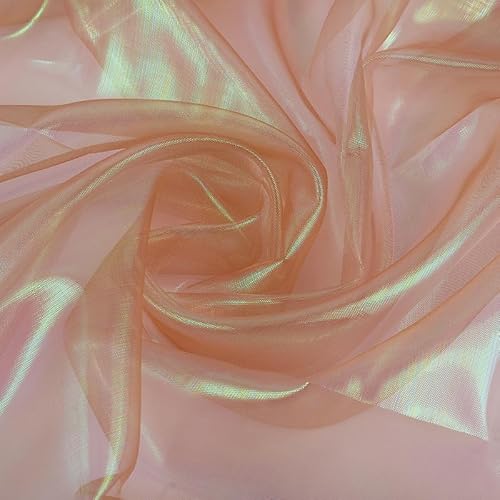 150cm * 5m Organzastoff zum Nähen,Hauch Zart,Fein Tüllstoff Deko-Stoff Dekorieren und Basteln Leichter Glanz Stoff Glitzer Organza Tüllstoff für Gardine Vorhänge Tischdecken Deko Schals -Hellbraun 150cm * 5m Organzastoff zum Nähen,Hauch Zart,Fein Tüllstoff Deko-Stoff Dekorieren und Basteln Leichter Glanz Stoff Glitzer Organza Tüllstoff für Gardine Vorhänge Tischdecken Deko Schals -Hellbraun von SYSUII