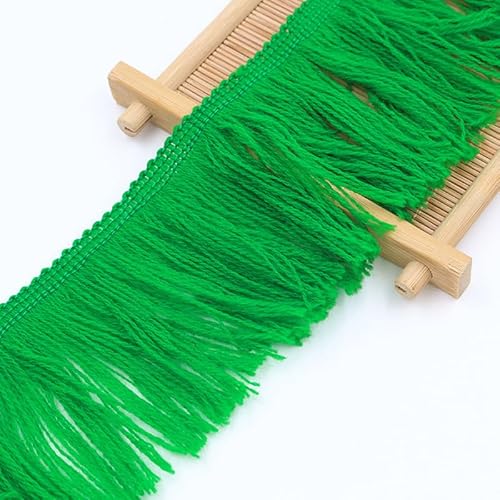 20 Meter 7cm Breit Baumwolle Quaste Fransenbesatz Quaste Trimmen Nähzubehör Fransen Trim Dekoband Tanzfransen Schnittfranse Seide Quaste Für Kleid DIY Kleidung Vorhang Nähen Bastelzubehör-Grün #1 20 Meter 7cm Breit Baumwolle Quaste Fransenbesatz Quaste Trimmen Nähzubehör Fransen Trim Dekoband Tanzfransen Schnittfranse Seide Quaste Für Kleid DIY Kleidung Vorhang Nähen Bastelzubehör-Grün #1 von SYSUII