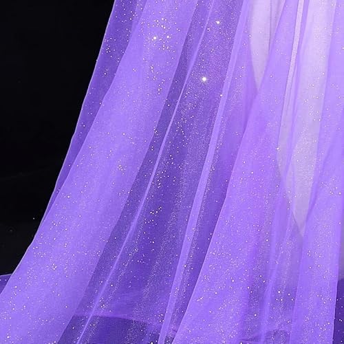 200cm*160cm Organza Stoffe zum Nähen Meterware,Dekostoff Kostümstoff zum Nähen Leichter Glanz Glitzer Organza Tüllstoff Für Kleidung Dekoration Gardine Vorhänge Tischdecken Deko Schals -Lila 200cm*160cm Organza Stoffe zum Nähen Meterware,Dekostoff Kostümstoff zum Nähen Leichter Glanz Glitzer Organza Tüllstoff Für Kleidung Dekoration Gardine Vorhänge Tischdecken Deko Schals -Lila von SYSUII