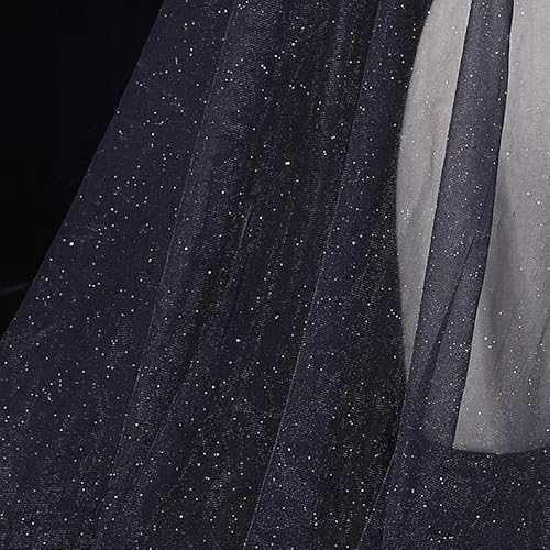 200cm*160cm Organza Stoffe zum Nähen Meterware,Dekostoff Kostümstoff zum Nähen Leichter Glanz Glitzer Organza Tüllstoff Für Kleidung Dekoration Gardine Vorhänge Tischdecken Deko Schals -Schwarz 200cm*160cm Organza Stoffe zum Nähen Meterware,Dekostoff Kostümstoff zum Nähen Leichter Glanz Glitzer Organza Tüllstoff Für Kleidung Dekoration Gardine Vorhänge Tischdecken Deko Schals -Schwarz von SYSUII
